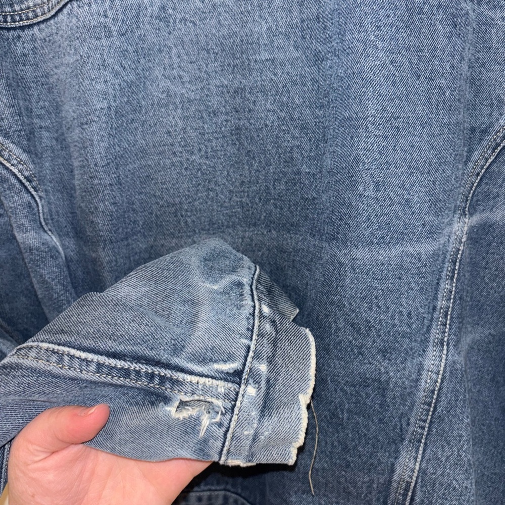 Vintage Faded Glory XL Blue Denim Jacket - Picture 4 of 5